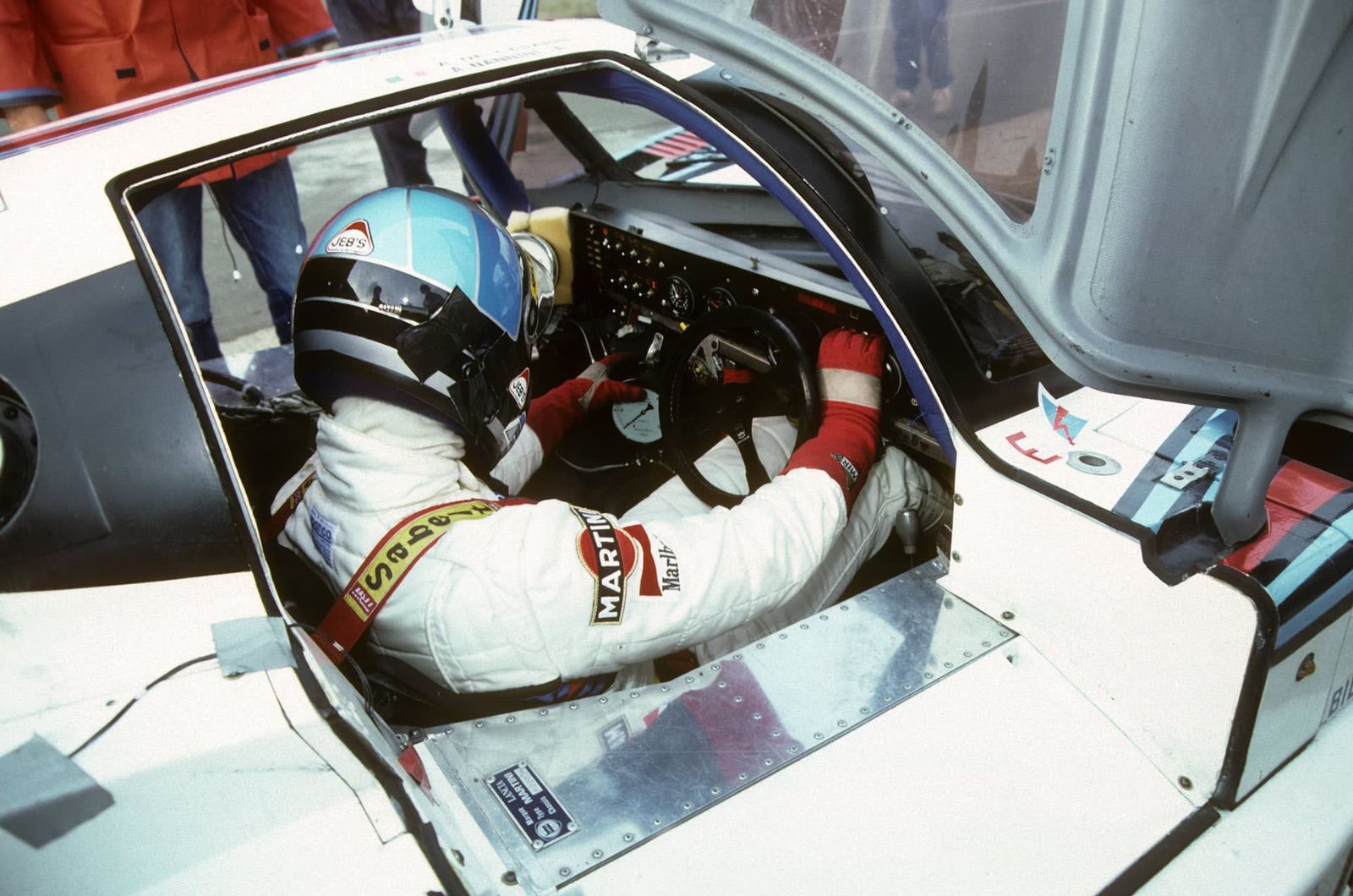 Lancia LC2 driver cockpit